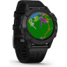 Часы GARMIN FENIX 6 SAPPHIRE BLACK DLC WITH HEATHERED BLACK NYLON BAND 10615