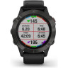 Часы GARMIN FENIX 6 SAPPHIRE CARBON GRAY DLC WITH BLACK BAND 010-02158-11
