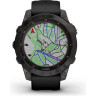 Часы GARMIN FENIX 7 SAPPHIRE SOLAR CARBON GRAY DLC TITANIUM WITH BLACK BAND 010-02540-21