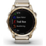 Часы GARMIN FENIX 7S – SAPPHIRE SOLAR EDITION CREAM GOLD TITANIUM WITH CREAM HEATHERED NYLON BAND 11358