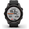 Часы GARMIN FENIX 7S SAPPHIRE SOLAR CARBON GRAY DLC TITANIUM WITH BLACK BAND 11151