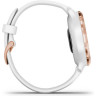 Часы GARMIN VENU 2S ROSE GOLD STAINLESS STEEL BEZEL WITH WHITE CASE AND SILICONE BAND 010-02429-13