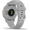 Часы GARMIN VENU 2S SILVER STAINLESS STEEL BEZEL WITH MIST GRAY CASE AND SILICONE BAND 010-02429-12