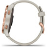 Часы GARMIN VENU ROSE GOLD STAINLESS STEEL BEZEL WITH LIGHT SAND CASE AND SILICONE BAND 10559