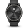 Часы GARMIN VIVOMOVE TREND с безелем серого цвета с черным корпусом и силиконовым ремешком 010-02665-00
